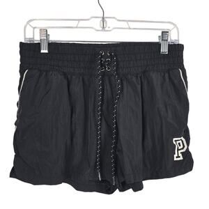 Victoria Secret Pink Black Athletic Running Hiking Shorts Women's M